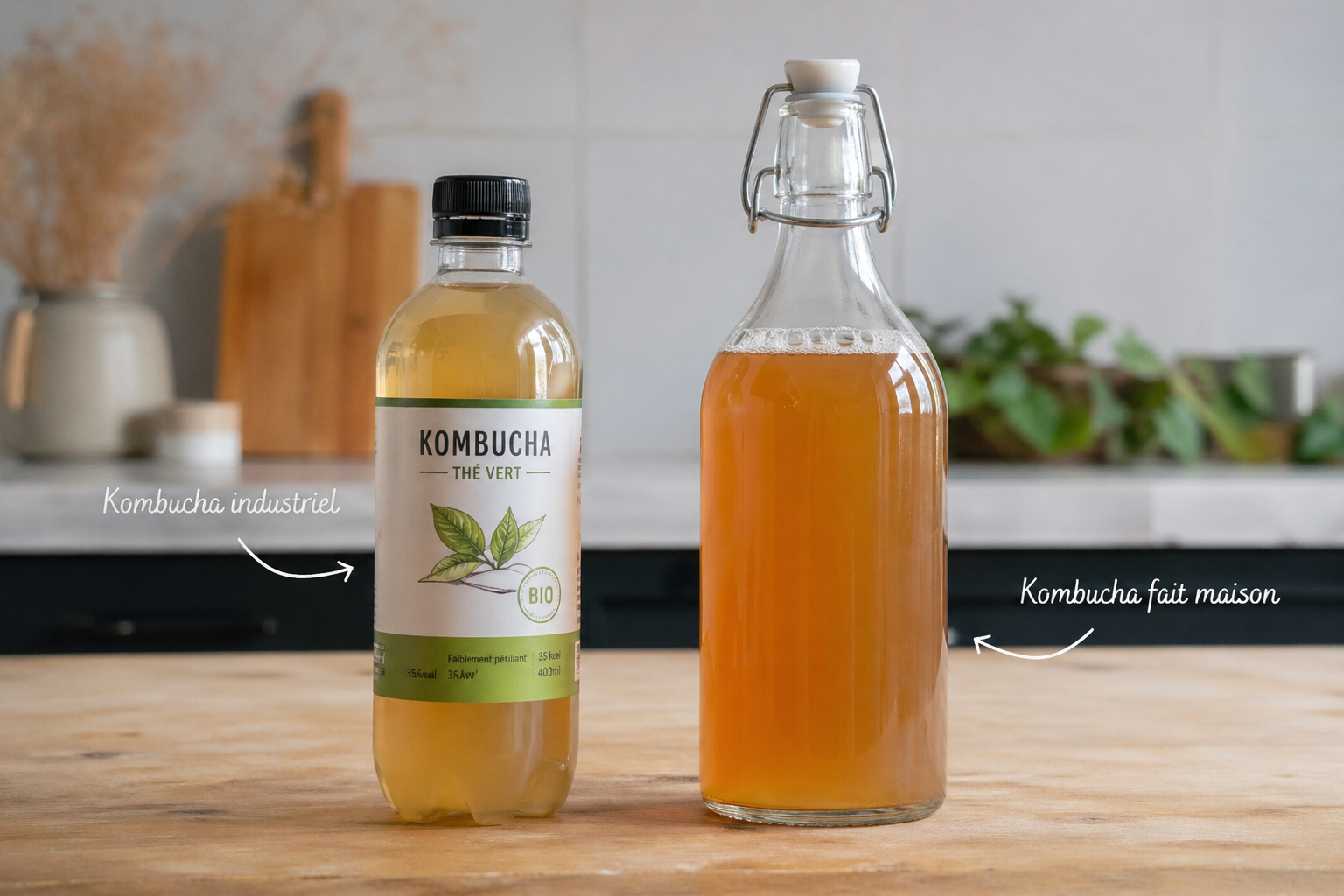 Kombucha industriel VS fait maison : quelles différences ?