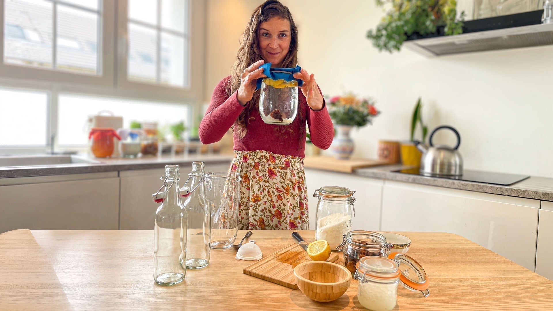 Recette de fermentation traditionnelle du kéfir de fruits