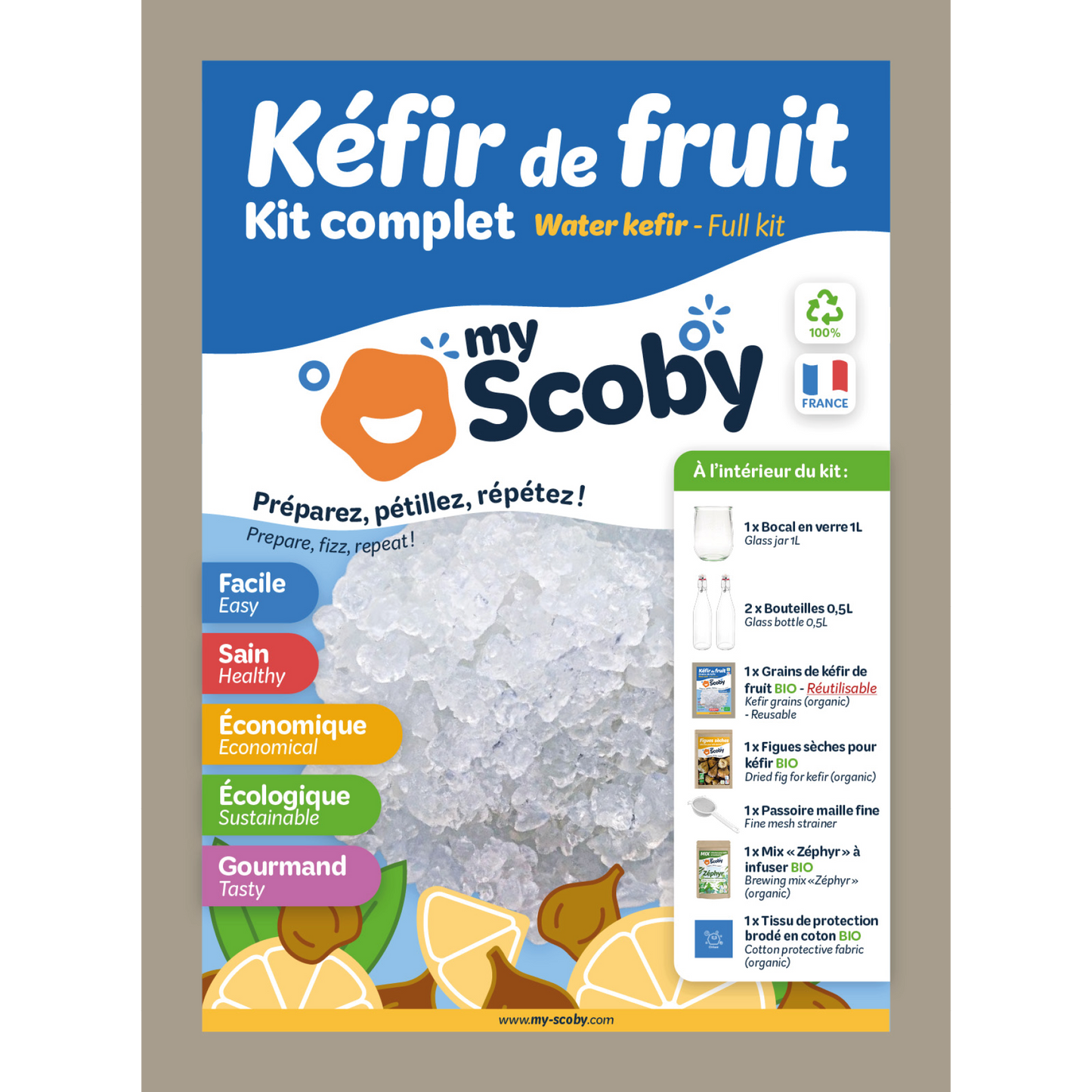 Kit kéfir de fruit