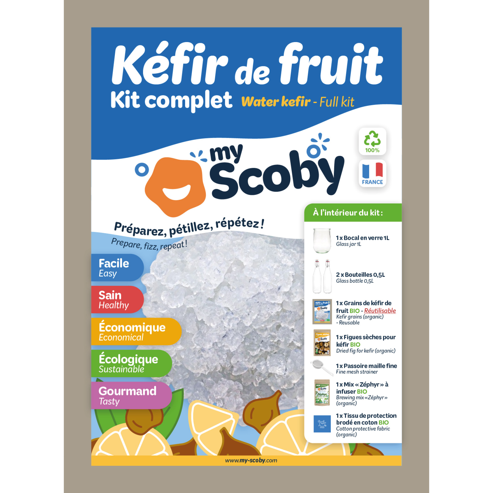 Kit kéfir de fruit - Mirakl