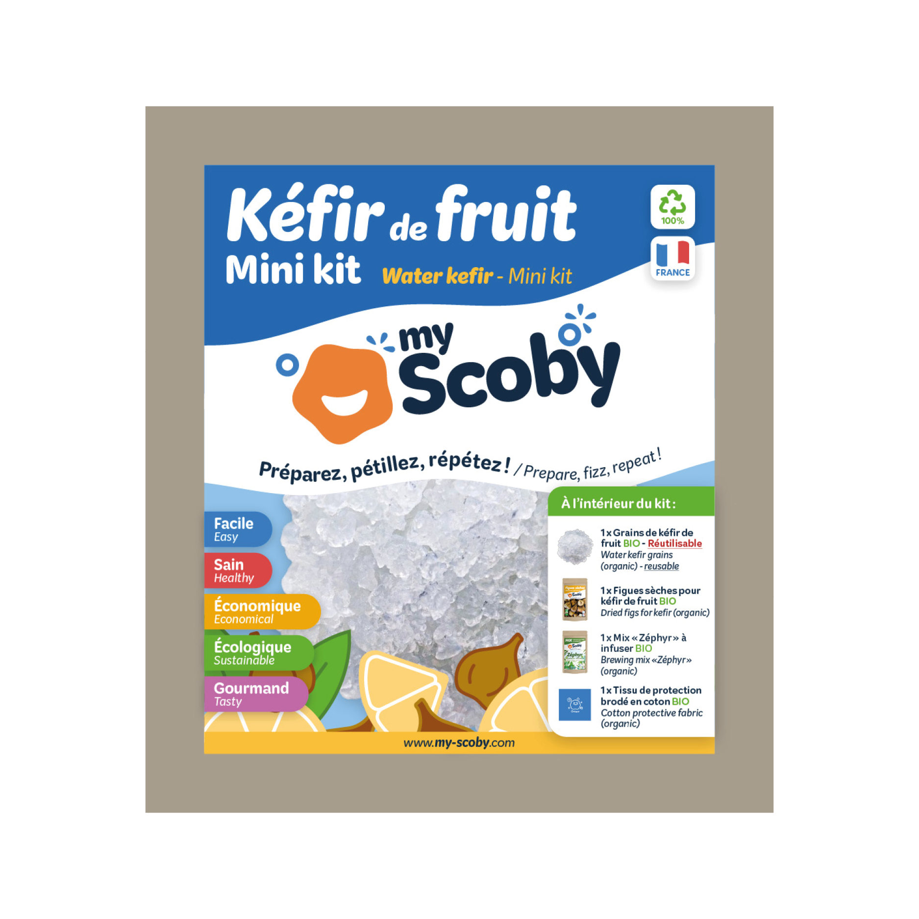 Kit kéfir de fruit – My Scoby
